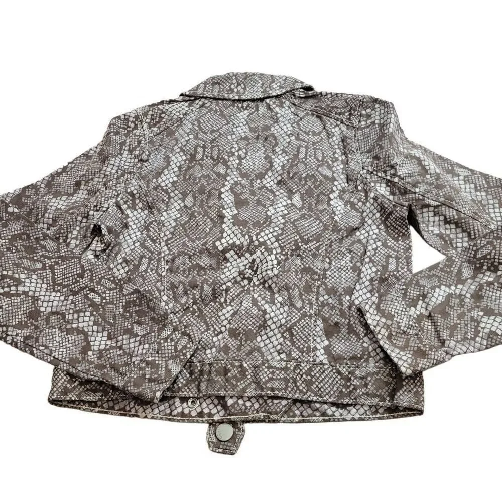 Gap Kids snake print jacket L10/12